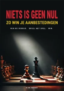 Boek Niets is geen nul. Het boek voor MKB’ers die aanbestedingen willen winnen